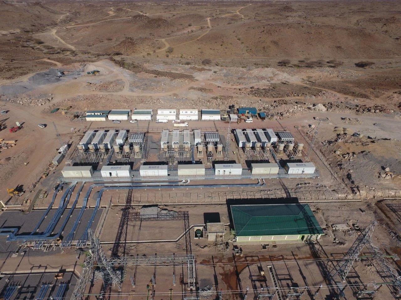  Lake Turkana Wind Power Site Aerial View